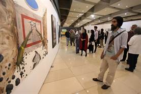 افتتاحیه نمایشگاه تجسمی شهر در پردیس ملت