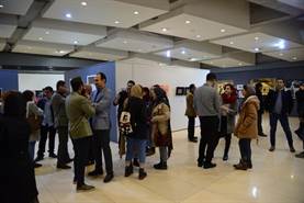 افتتاحیه نمایشگاه هفتمین دوسالانه دامون فر در گالری ملت